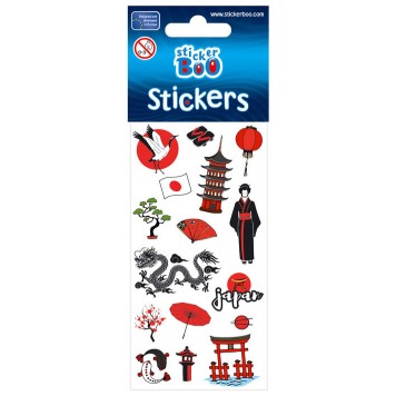 Travel Japanese Sticker Set