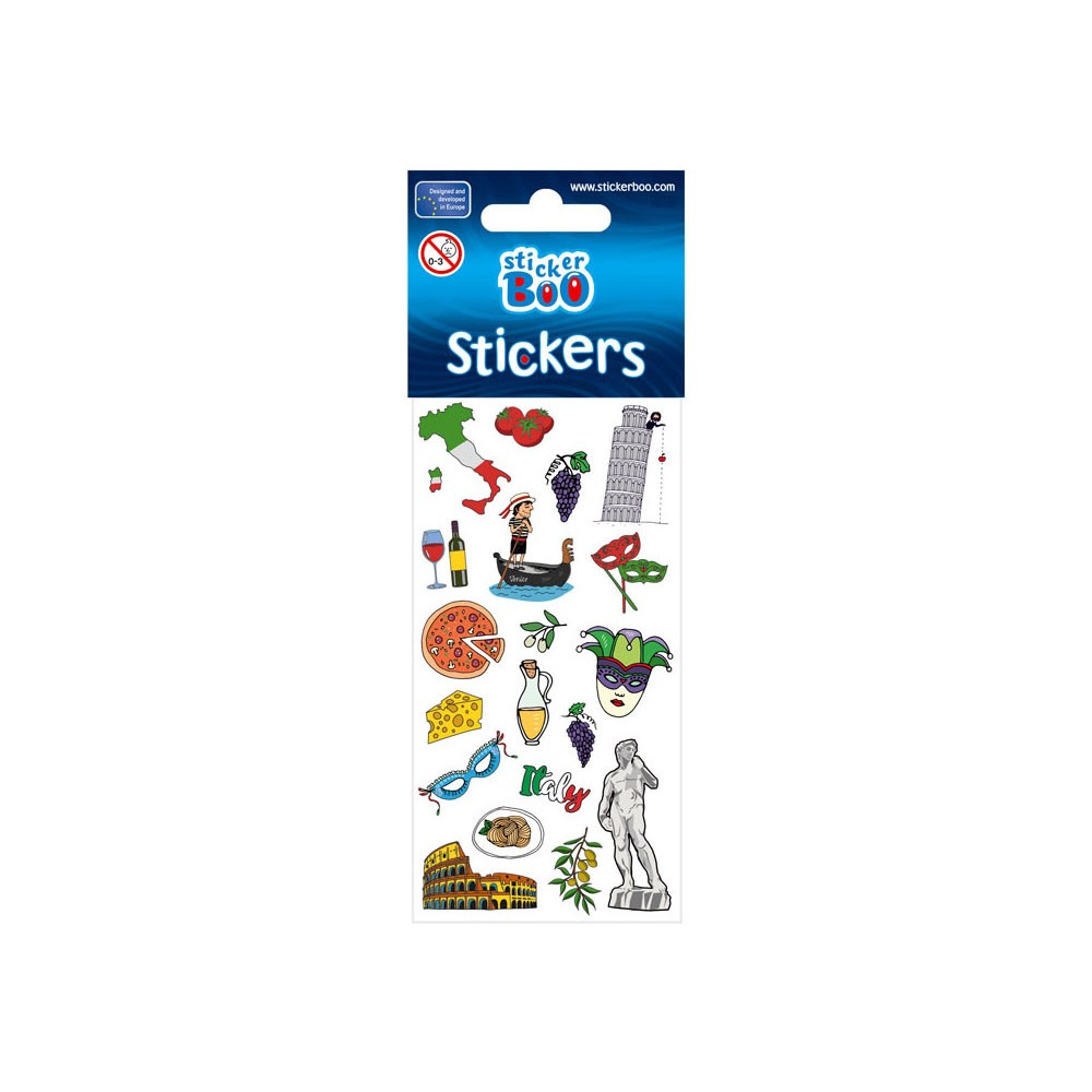 Travel Italy Sticker Set