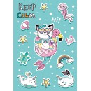 Animals Cat Vibes Folder with Elastic A4