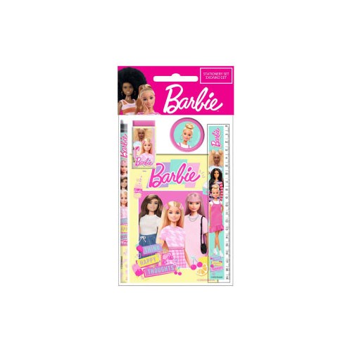 Barbie Happy Thoughts stationery set 5 pieces