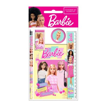 Barbie Happy Thoughts stationery set 5 pieces
