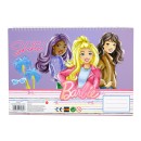 Barbie Paints A/4 spiral sketchbook with 40 pages and stickers