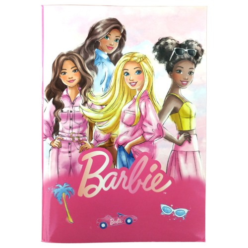 Barbie Paints B/5 lined notebook 40 sheets