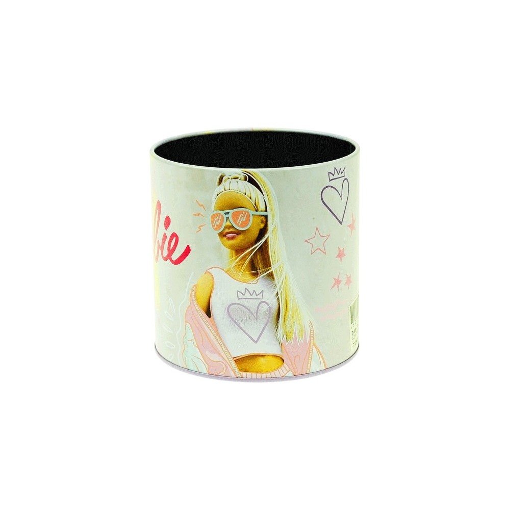 Barbie Wind metal pencil holder 10.5 cm