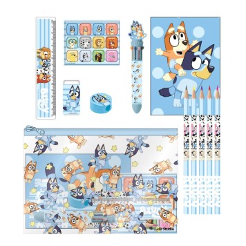 Bluey stationery set