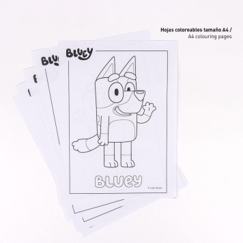 Bluey stationery set