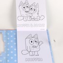 Bluey Let's Do coloring booklet set with template