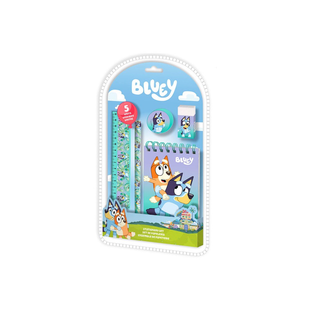 Bluey stationery set 5 pcs