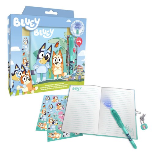 Bluey Life journal + magic pen set