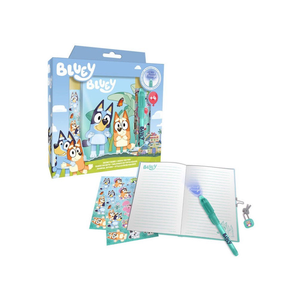 Bluey Life journal + magic pen set