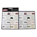 Avengers Heroes notebook label, pack of 16