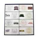 Avengers Heroes notebook label, pack of 16