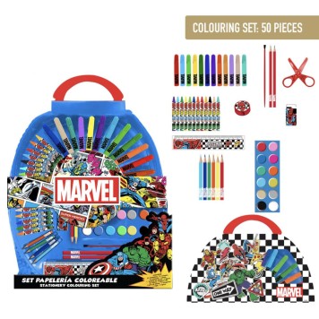 Avengers One Way 50-piece stationery set