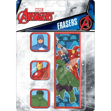 Avengers The Legacy shaped eraser set 4 pcs