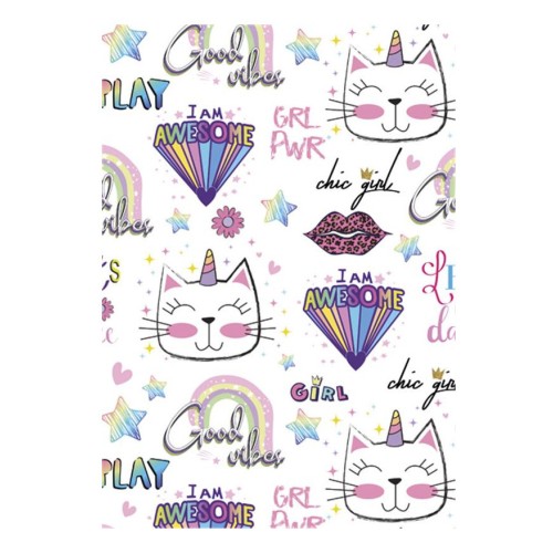 Cat Chic Girl A/4 elastic folder