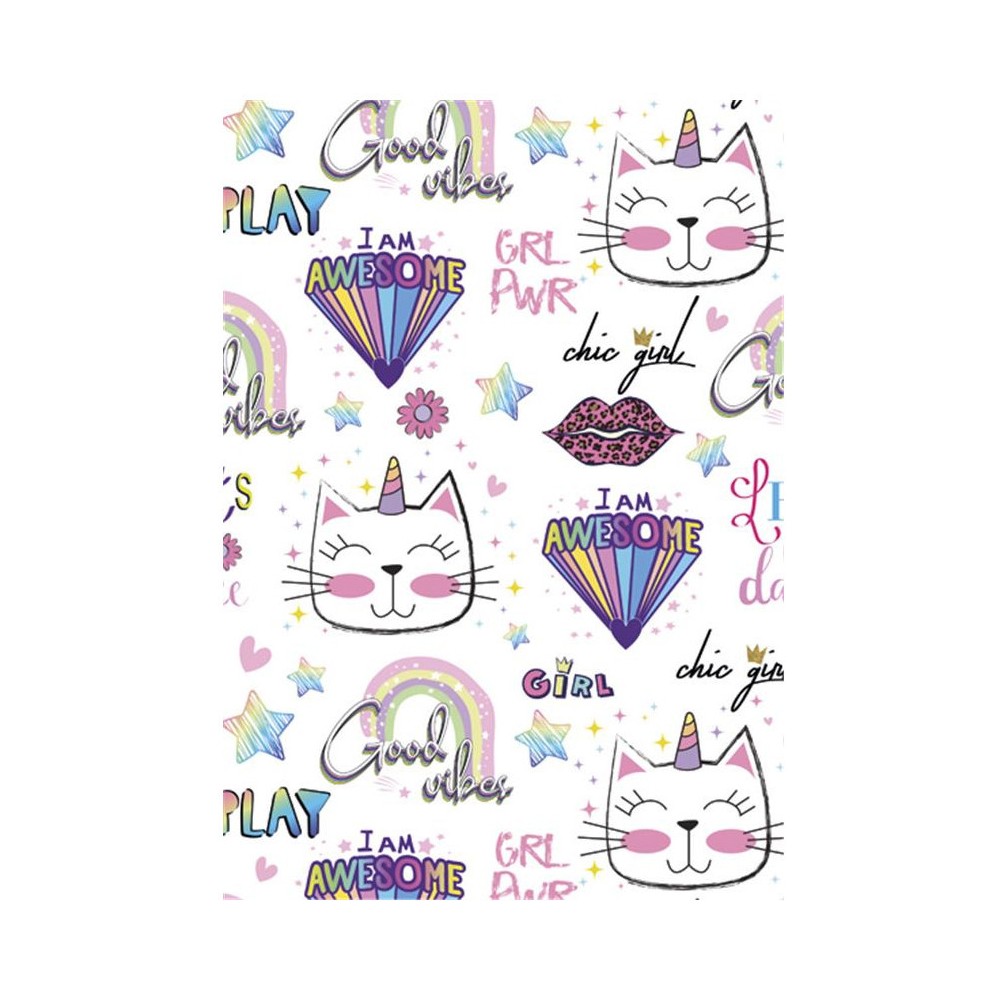Cat Chic Girl A/4 elastic folder