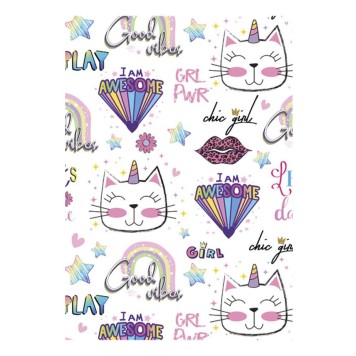 Cat Chic Girl A/4 elastic folder
