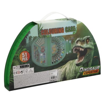 Dinosaur Expedition 51-piece stationery set