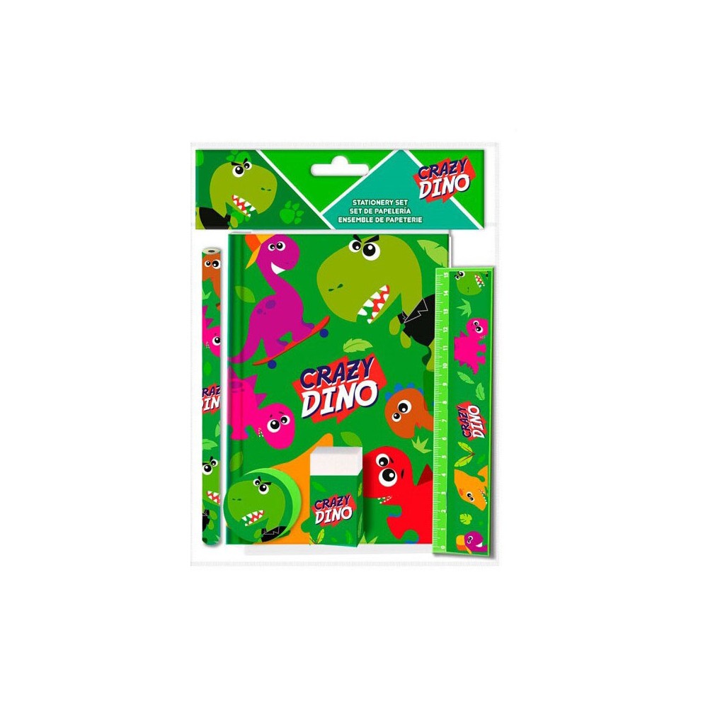 Dinosaur stationery set (5 pieces)