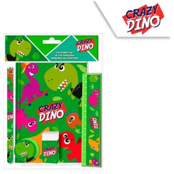 Dinosaur stationery set (5 pieces)