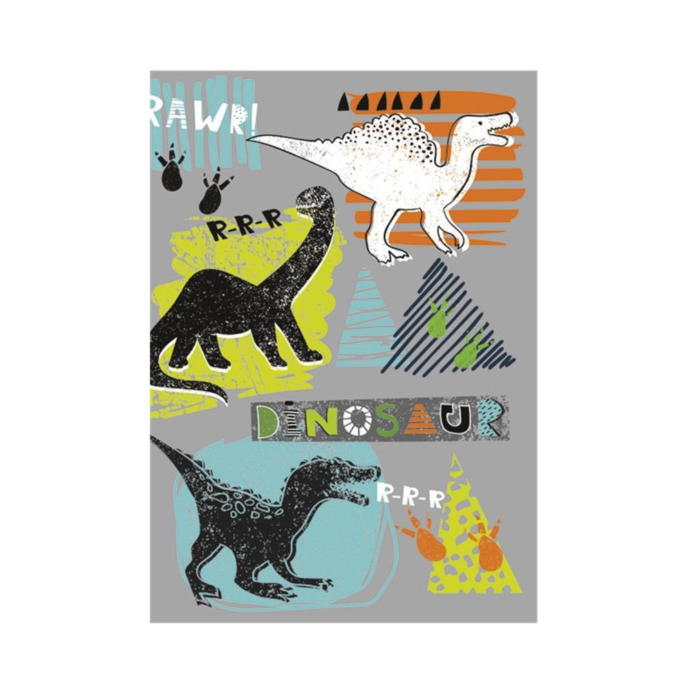 Dinosaur Rawr A/4 elastic folder