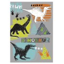 Dinosaur Rawr A/4 elastic folder