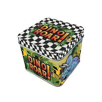 Dinosaur Roar mini metal box 7.5 cm
