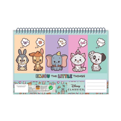 Disney Animals Classic A/4 spiral sketchbook, 30 sheets