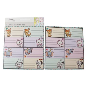 Disney Classics Babies notebook label 16 pcs