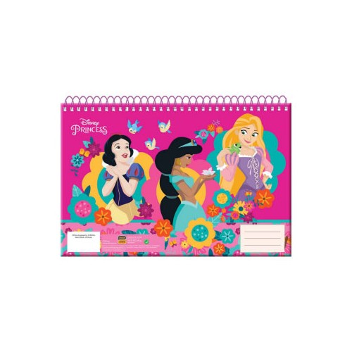Disney Princess Spring A/4 spiral sketchbook, 30 pages
