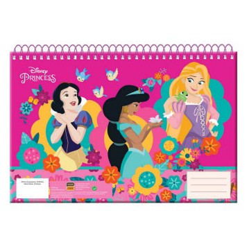 Disney Princess Spring A/4 spiral sketchbook, 30 pages