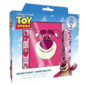 Disney Toy Story Lotso Strawberry notebook + magic pen set