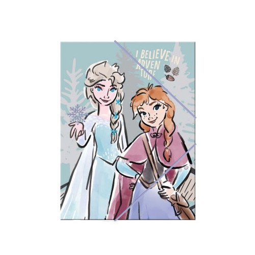 Disney Frozen Adventure A/4 elastic folder