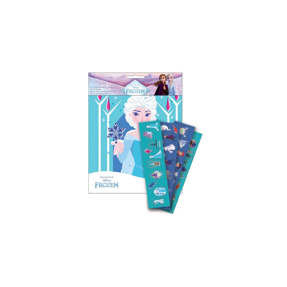 Disney Frozen sticker album with 50 stickers