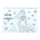 Disney Frozen Heart A/4 spiral sketchbook with 40 pages and stickers