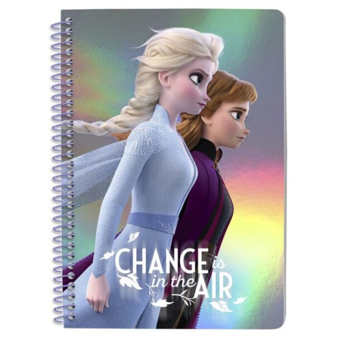 Disney Frozen metallic A/5 lined notebook