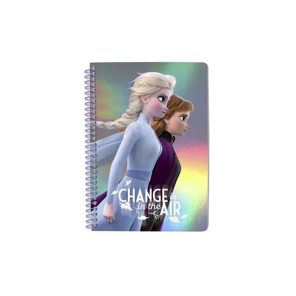Disney Frozen metallic A/5 lined notebook