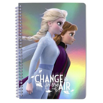 Disney Frozen metallic A/5 lined notebook