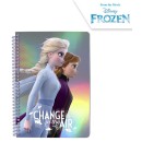 Disney Frozen metallic A/5 lined notebook