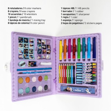 Disney Frozen Seek Adventure stationery set in briefcase