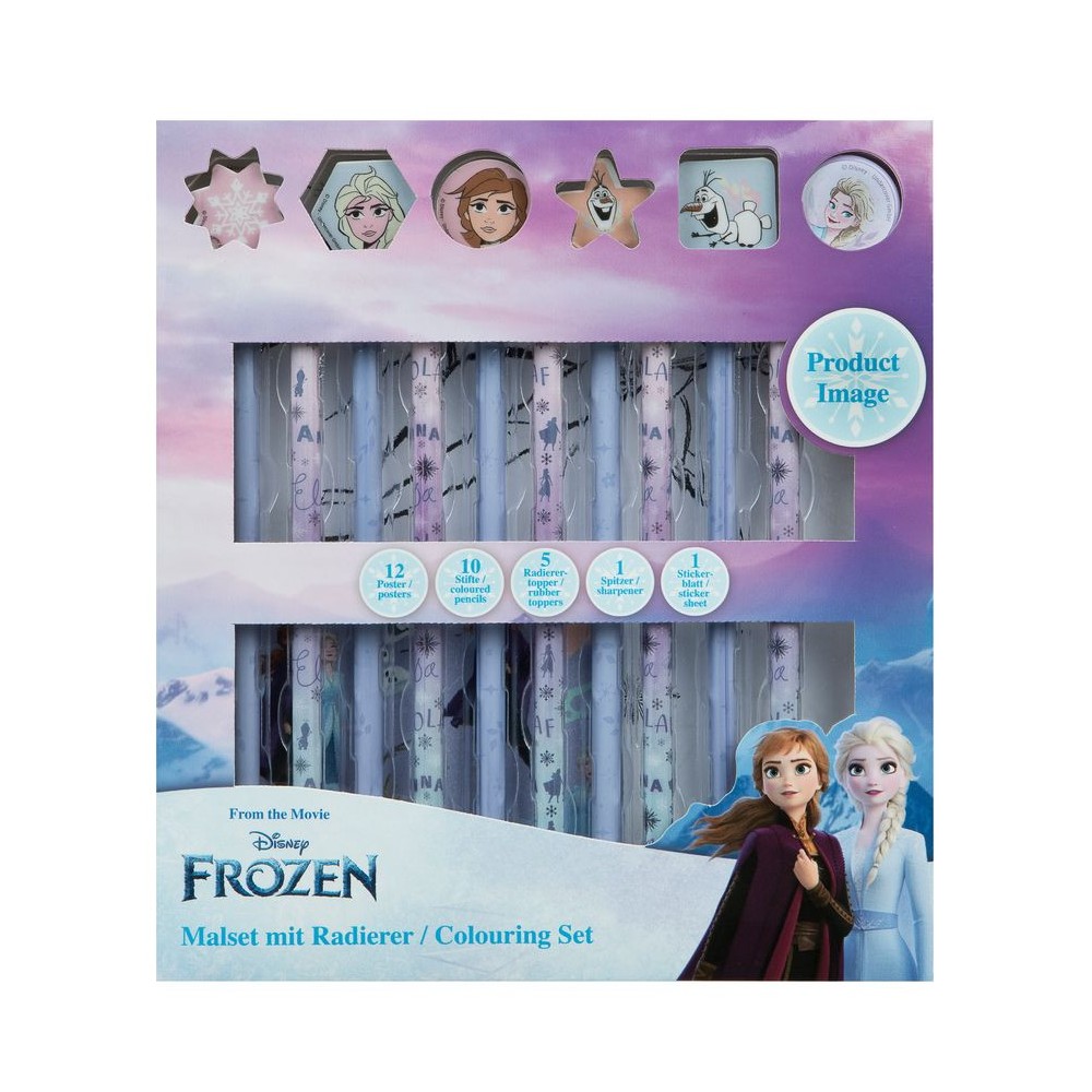 Disney Frozen Sisters coloring set