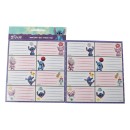 Disney Lilo and Stitch Aliens notebook label, pack of 16