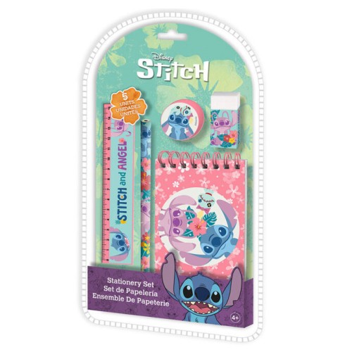 Disney Lilo and Stitch stationery set 5 pieces