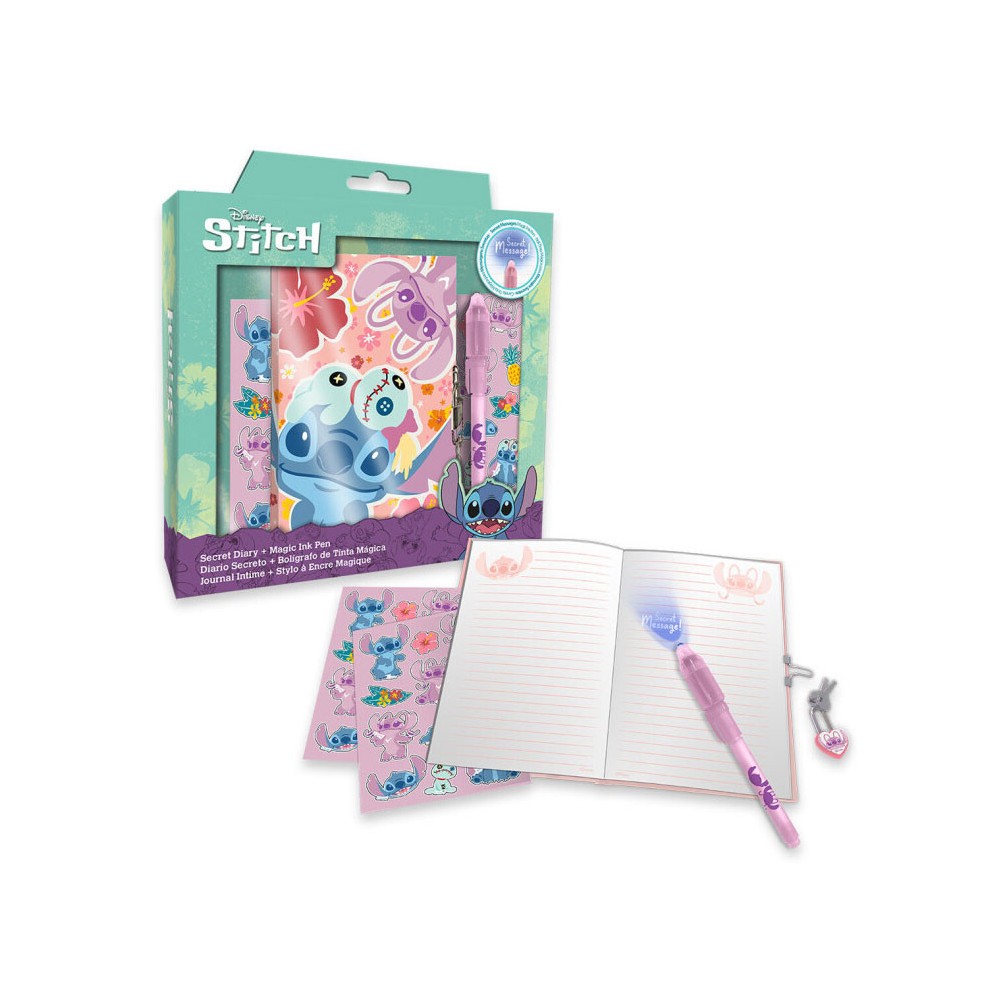Disney Lilo and Stitch notebook + magic pen set
