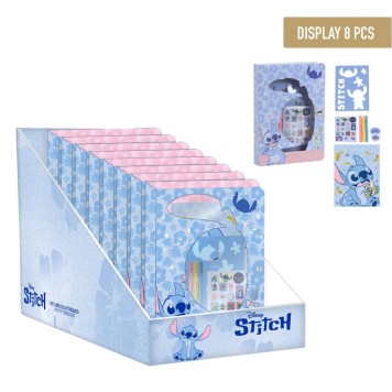 Disney Lilo and Stitch Banana coloring notebook set with template