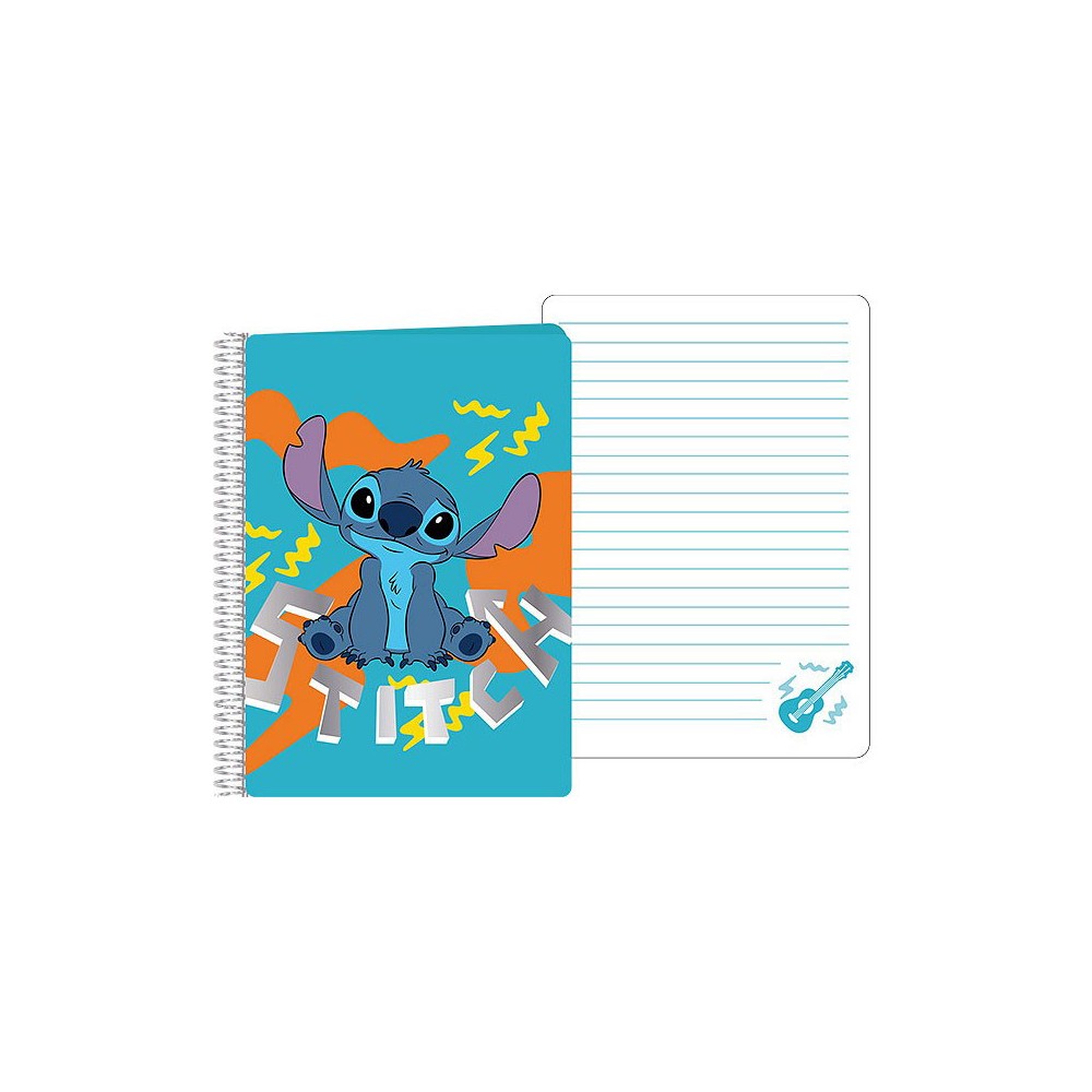 Disney Lilo and Stitch Blue spiral Notebook A5
