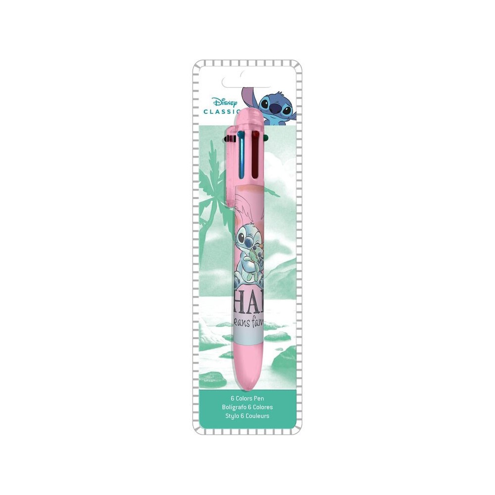 Disney Lilo and Stitch Cheeky 6-color pen