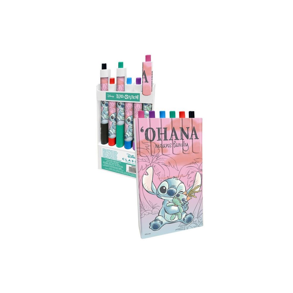 Disney Lilo and Stitch Cheeky colored pen set of 6