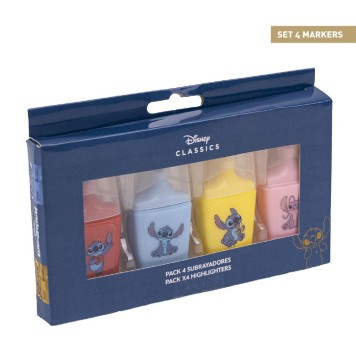 Disney Lilo and Stitch Moods mini highlighter set of 4