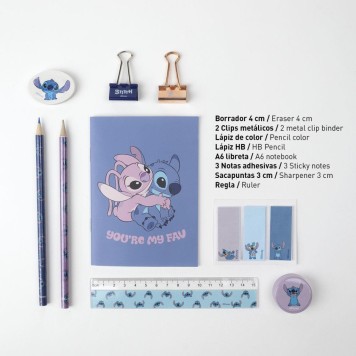 Disney Lilo and Stitch My Fav stationery set 12 pcs